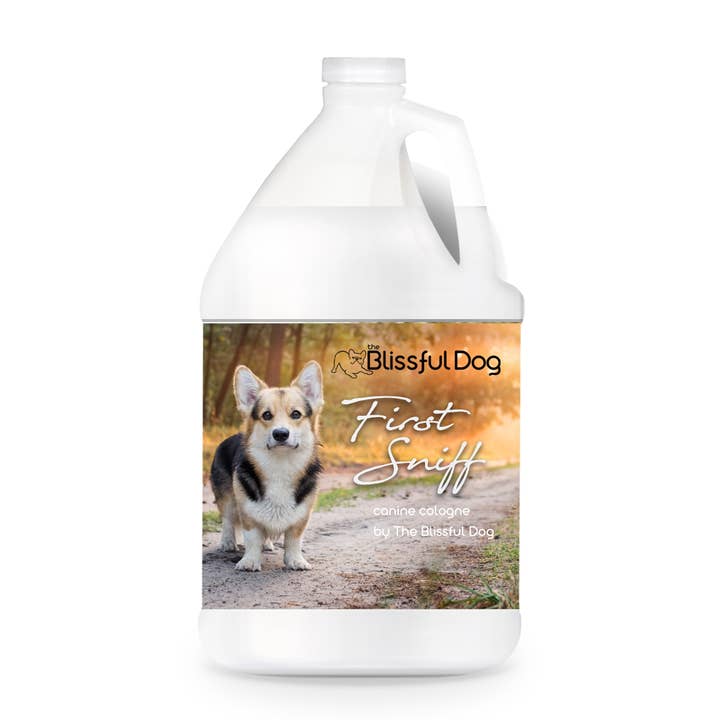 The Blissful Dog – Großhandel Haustier-Deospray – First Sniff Dog Cologne | Bleibt in Ihrer Nase Gallone