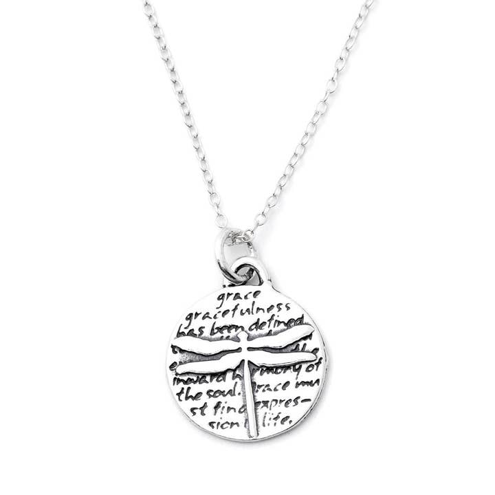 Dragonfly Necklace (Grace)-D34SM for wholesale by Kevin N Anna