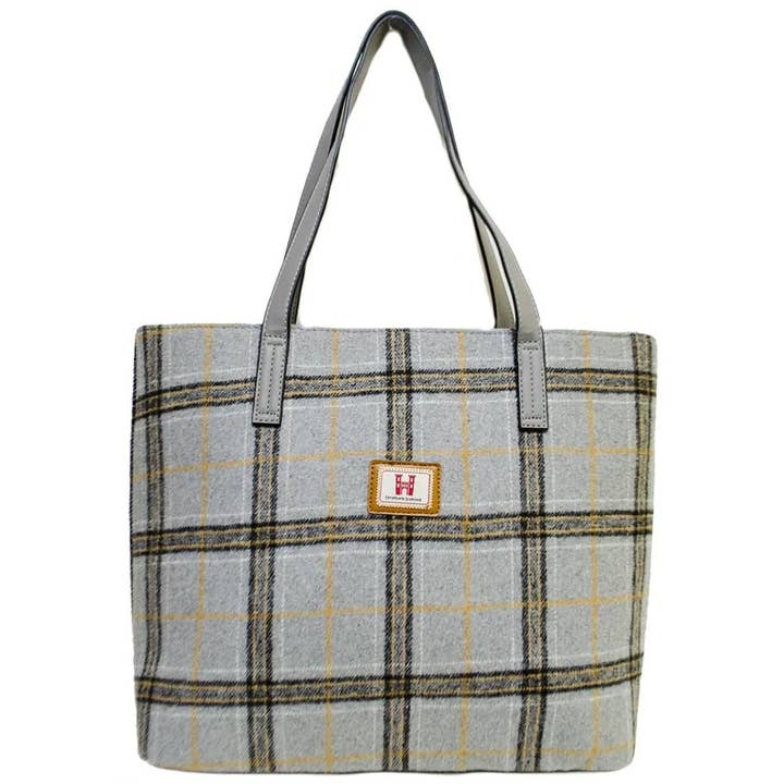 Strathurie Borland Grå Tweed Damstor Shopperväska för wholesale av Strathurie