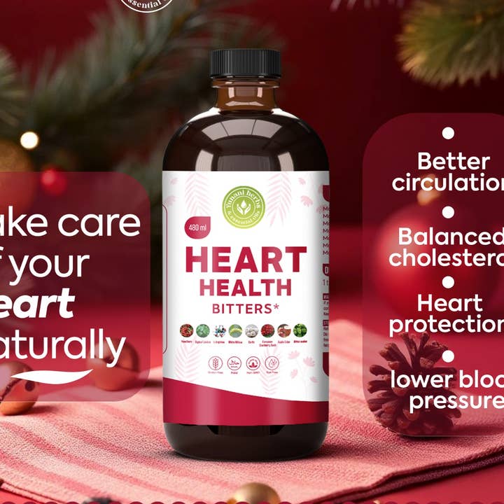 Heart Health Living Bitters 480 ml für den Großhandel von Yunani Herbs & essential Oils