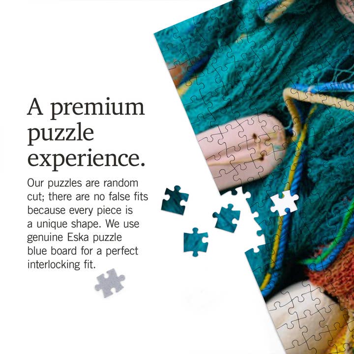 Lantern Press - Wholesale Puzzle – Adult - 1000 PIECE PUZZLE Colorful Display of Fishing Nets & Buoys3