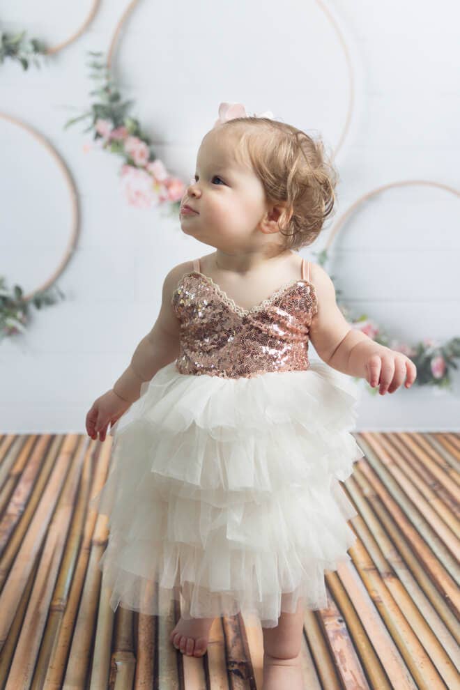 Nicolette's Couture – Großhandel Kleid – Kinder – Das GiGi-Kleid - Roségold7