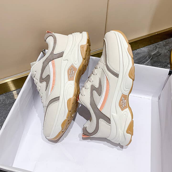 Calseosvic - Venta al por mayor Zapatillas urbanas - Mujer - Zapatos de moda Joker para mujer zapatillas de deporte de malla hueca para mujer2