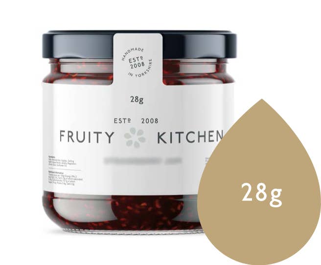 The Fruity Kitchen - Wholesale Jam/Jelly - Strawberry Jam: Single Serving