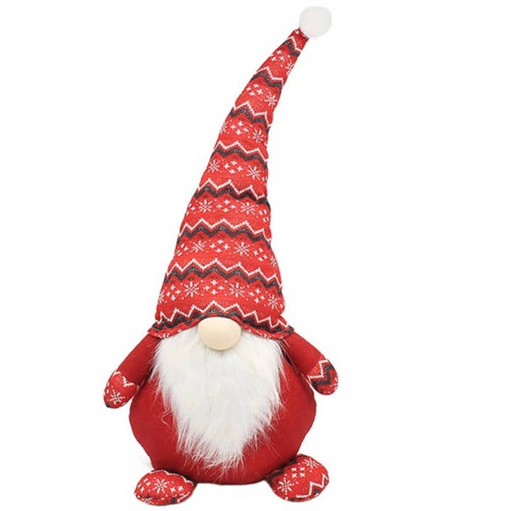 Light Up Beard Jolly Festive Gonk Red for wholesale by Elcie-Jayne