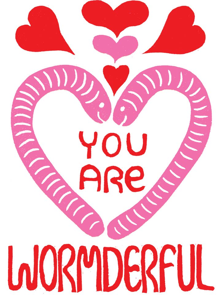 Du er vidunderlig - Hilsen kort m/ konvolut, blank indeni 5x7" for engroshandel hos Pixel Palmer