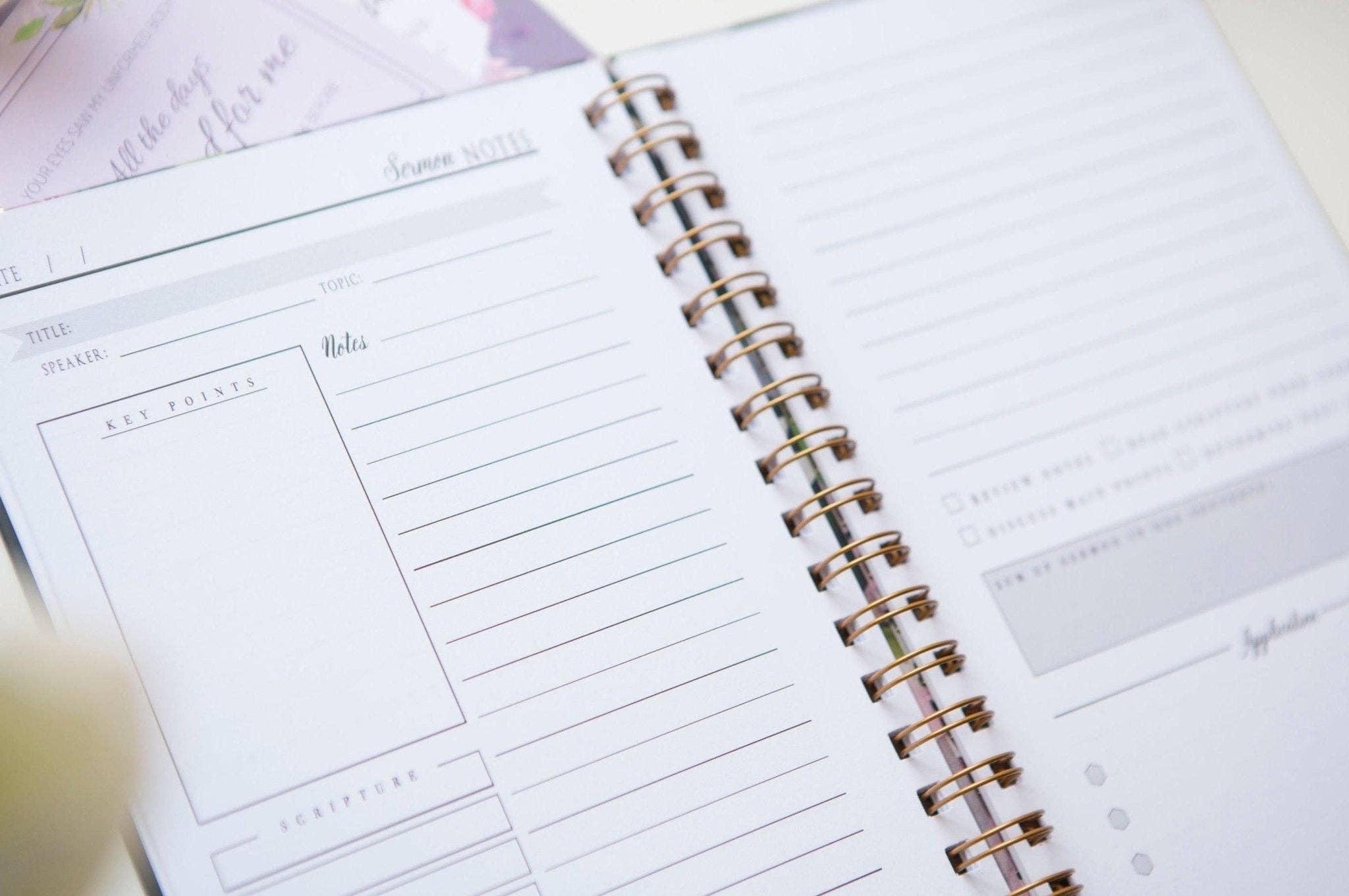 Chosen & Cherished - Wholesale Journal/Diary - Sermon Notes Journals | Church Notes Journal for Women4