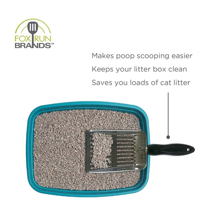 Fox Run Brands - Wholesale Kitchen Tool/Gadget - Fox Run Stainless Steel Cat Litter Scooper, 10"5