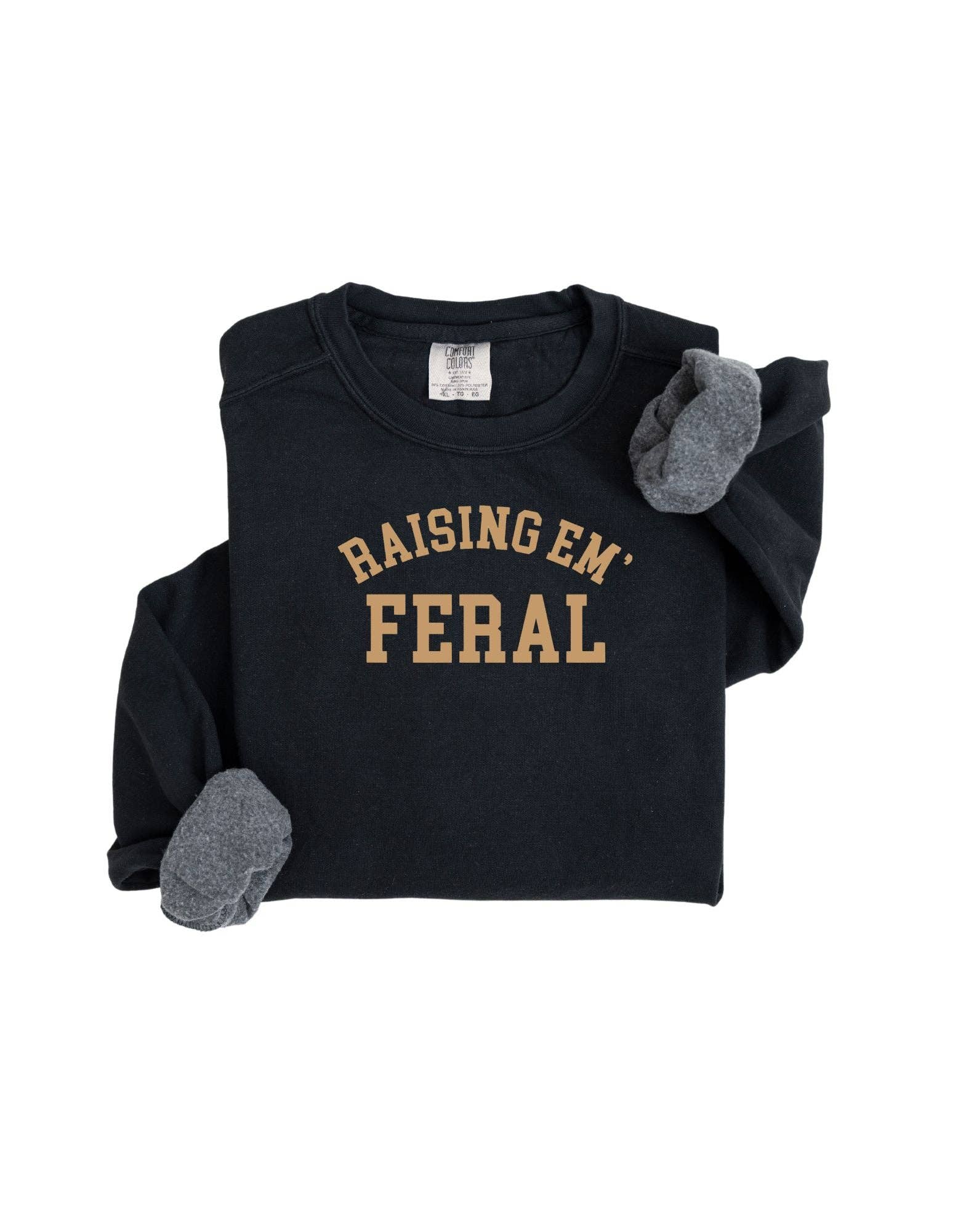 SBG Co. - Wholesale Graphic Sweatshirt - Women's - Raising Em' Feral Pullover2