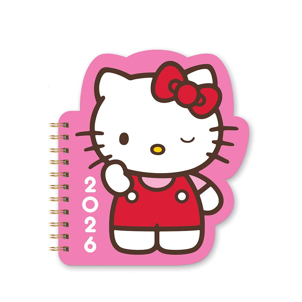 Studio Oh! - Wholesale Planner - 2026 Hello Kitty Playful Pink Die-Cut Weekly Planner