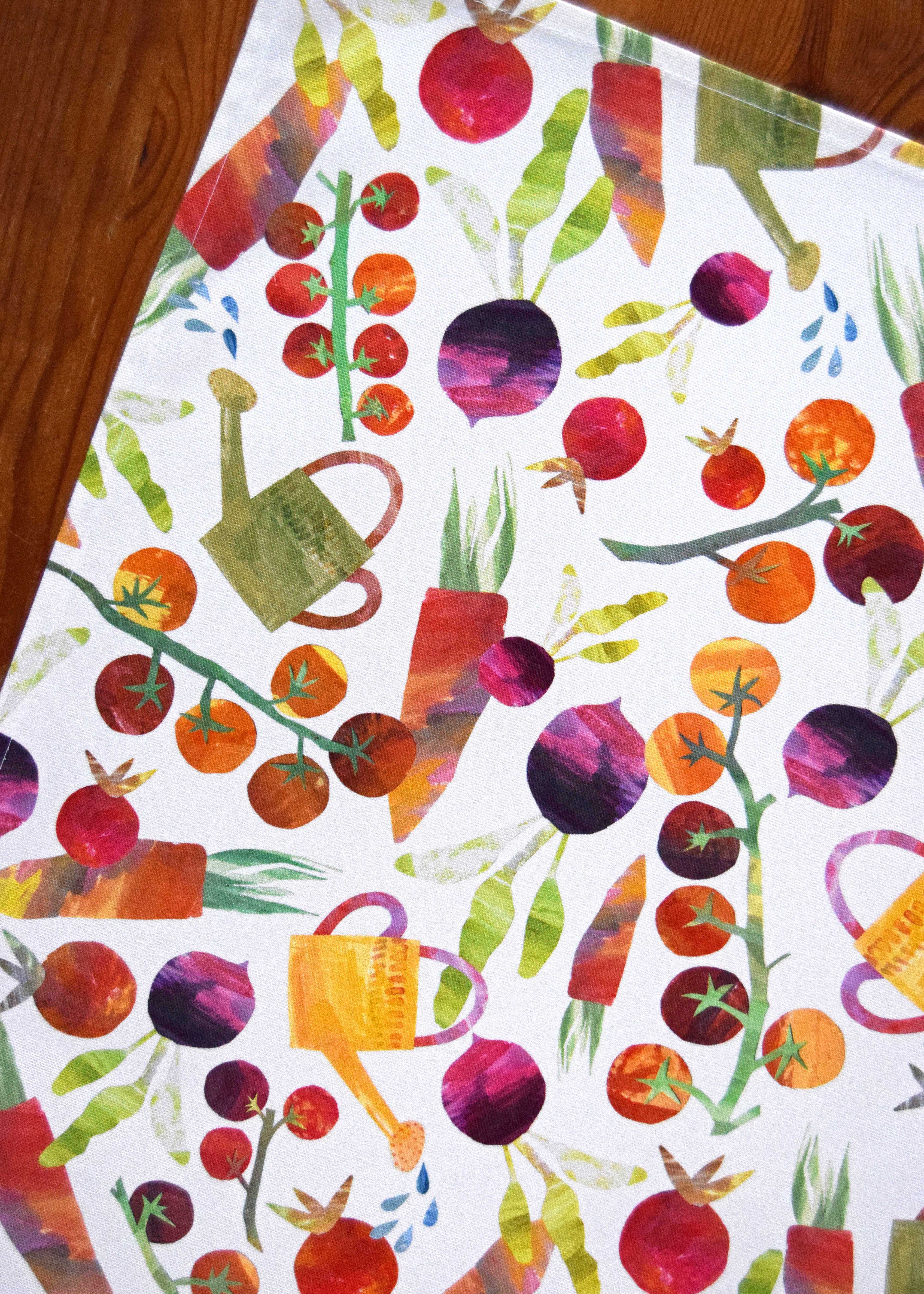 Freya Snow – Toalha de chá por atacado – Toalha de chá de vegetais Busy/Toalha de prato de algodão/Toalha de cozinha3