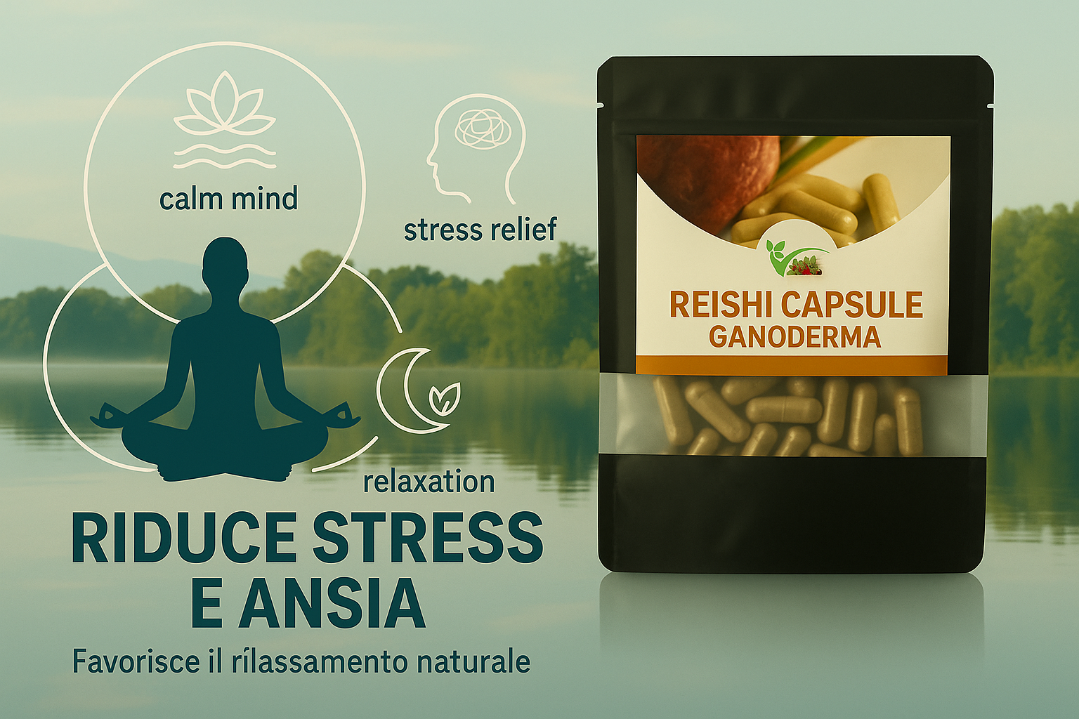 Cibobenessere - Wholesale Oral Supplement/Vitamin - Organic REISHI Mushrooms - Vegetable Capsules2