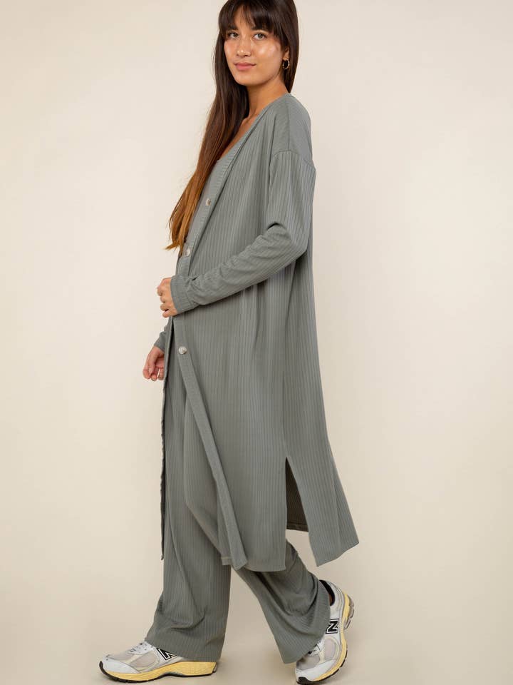 Lennon Rib Cardigan for wholesale by NLT