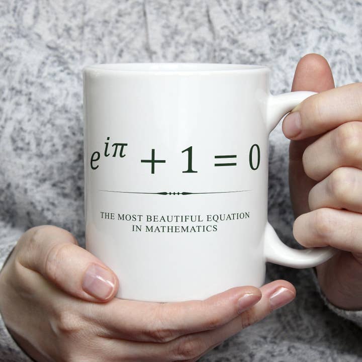 Euler's Identity White Mug for wholesale by Beautiful Equations