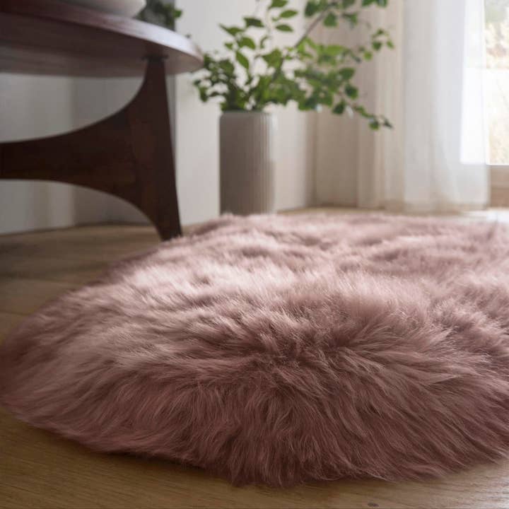 Origins Genuine Sheepskin Rug Adobe Rose for wholesale by Phoenox Textiles