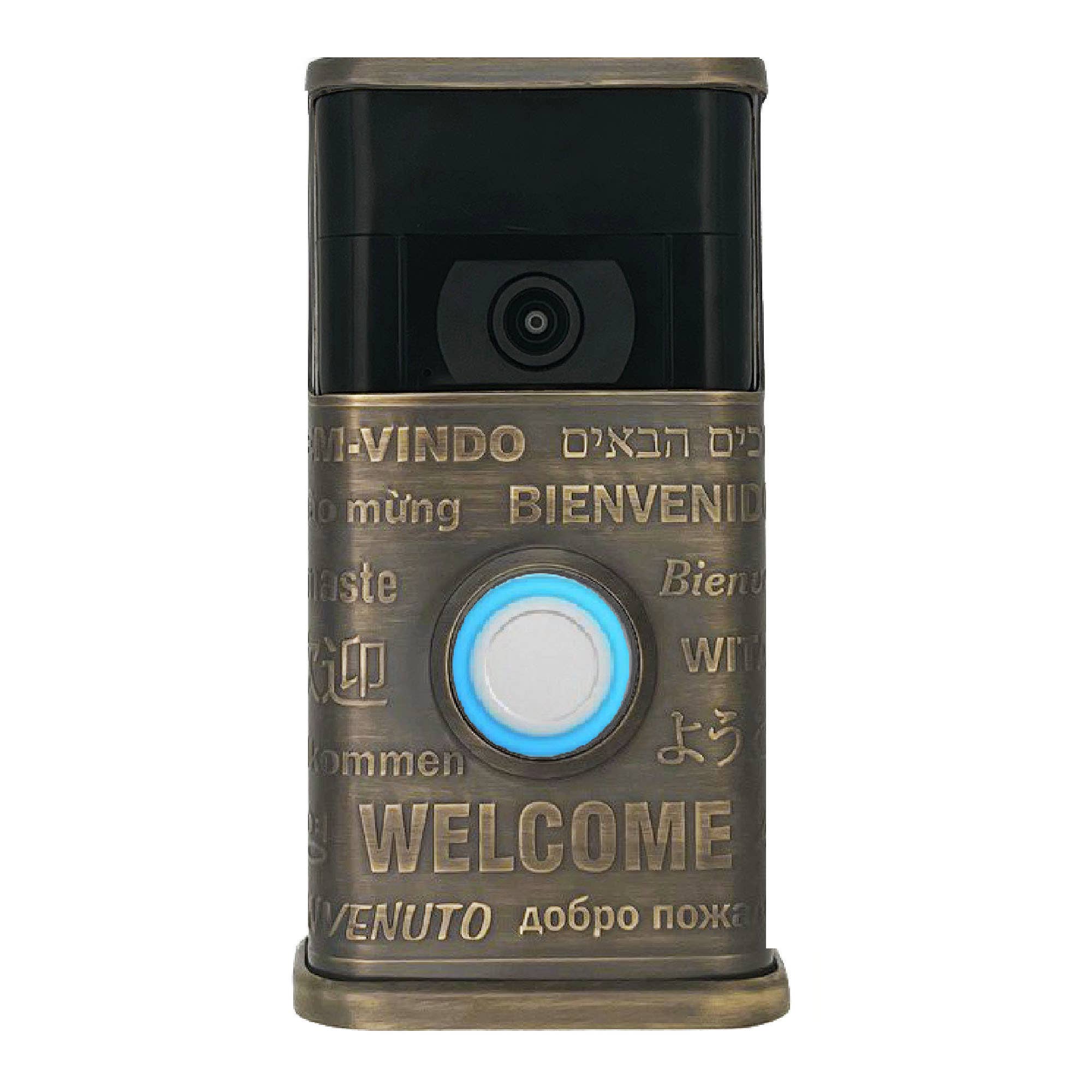 Michael Healy Designs - Wholesale Outdoor Ornament/Decor - MultiWelcome Video Doorbell Cover (Ring 2nd Gen)10