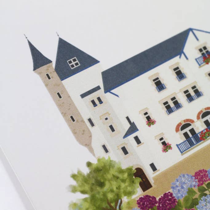 Maison Célestine - Venta al por mayor Tarjetas de felicitación - Mapa Biarritz, Villa Belza
