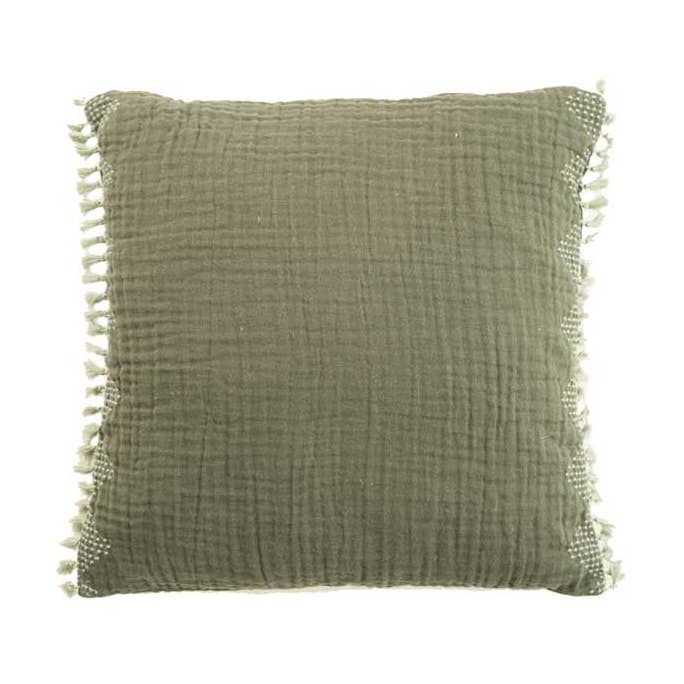 Salina Kissen Khaki/Olivegrün für den Großhandel von Athezza