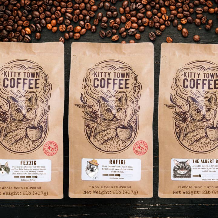 Kitty Town Coffee - Wholesale Coffee Beans - Smokey: Italian Roast Brazilian