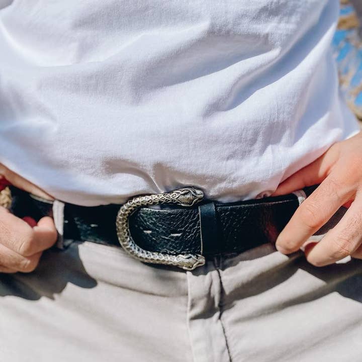 Christina Christi - Vendita all'ingrosso Cintura - Uomo - Cintura con fibbia in argento7