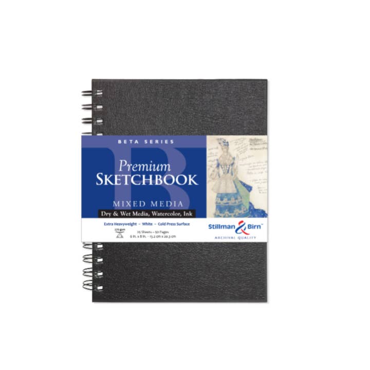 Exaclair - Vente Carnets de croquis - Stillman & Birn Carnet de croquis pour médias mixtes - Série bêta10