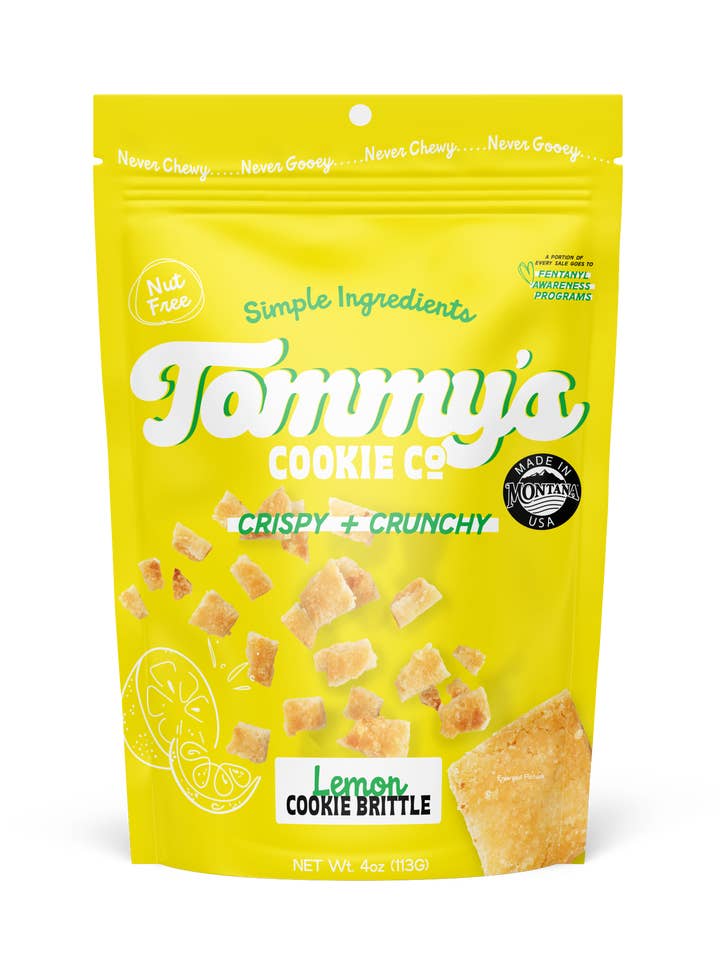 Tommy's Cookie Co Lemon Cookie Brittle for wholesale by Tommy's Cookie Co.