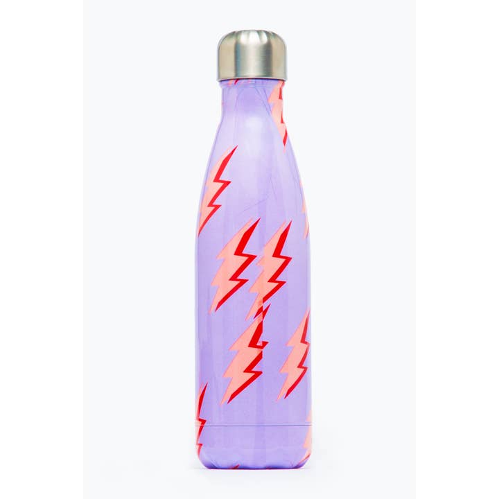 HYPE LILAC LIGHTNING METAL WATER BOTTLE - 500ML for wholesale on Faire
