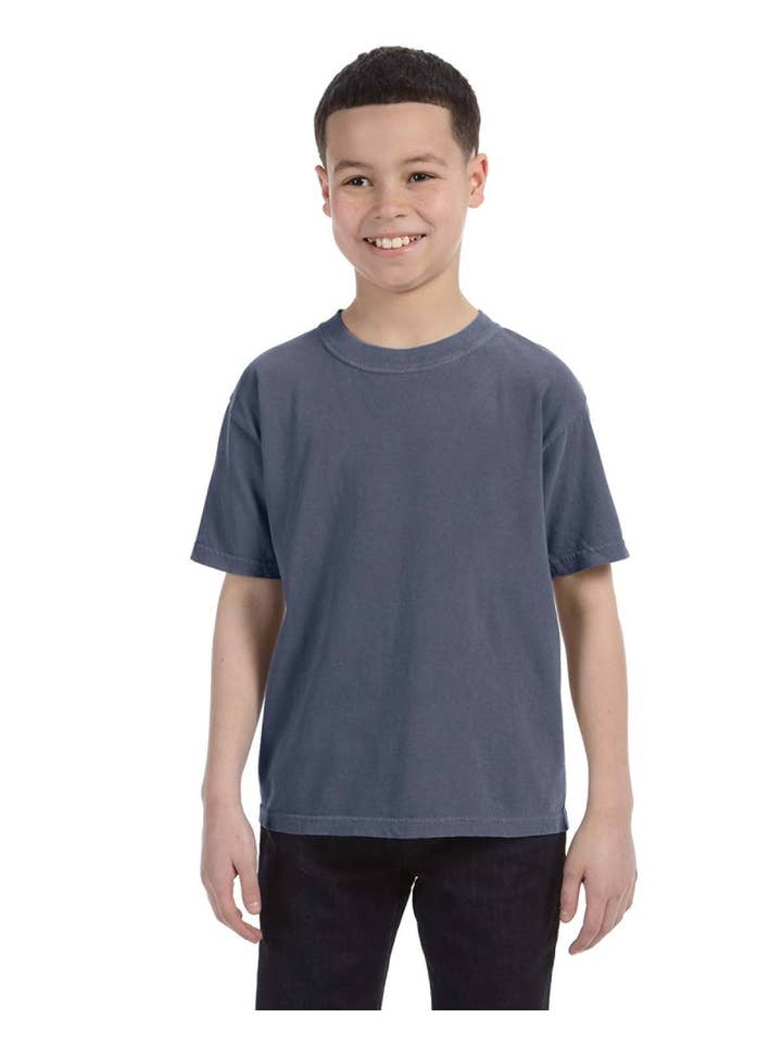 Total Apparel - Wholesale T-Shirt - Kids - Comfort Colors Garment-Dyed Youth Midweight T-Shirt | C901817