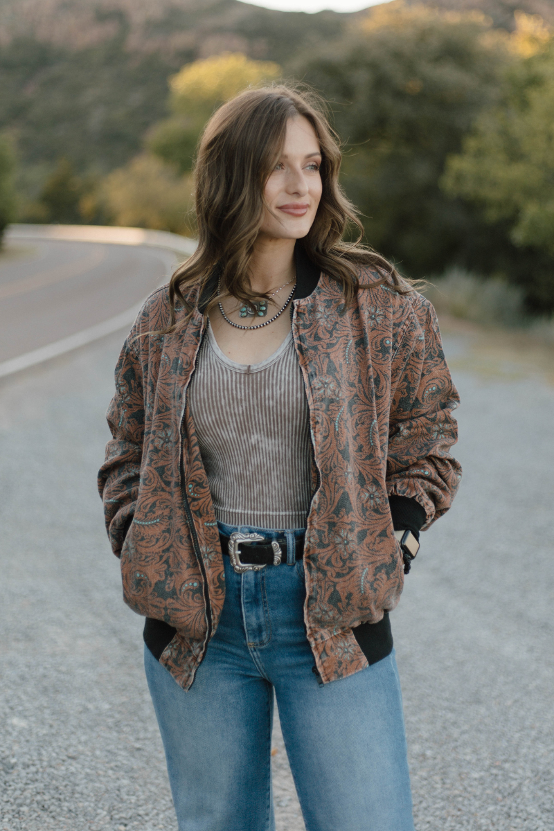 Sterling Kreek - Wholesale Bomber Jacket - Women's - Keep It Western Bomber Jacket3