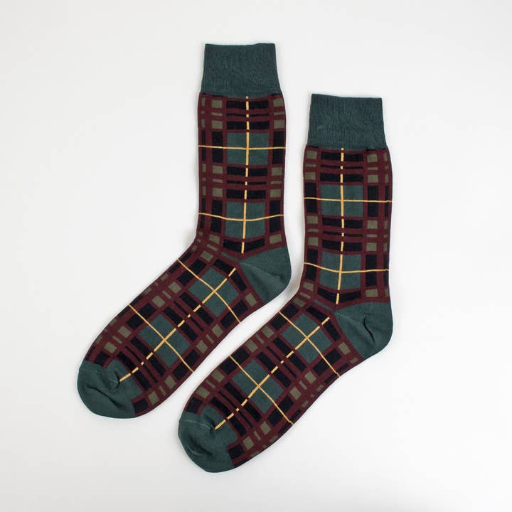 Dama verde scozzese per la vendita all'ingrosso da parte di Velvet & White Clothing Corp.