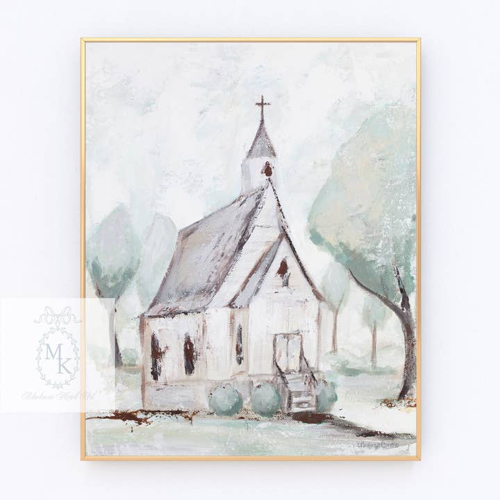 'Guds hus' Papirtryk for engroshandel hos Mackenzie Kissell Art