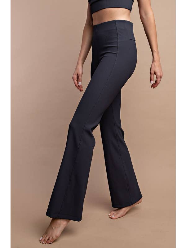 Sunday Morning - Venta al por mayor Leggings modernos - Mujer - P566237 Leggins anchos de nylon con pinzas acanaladas