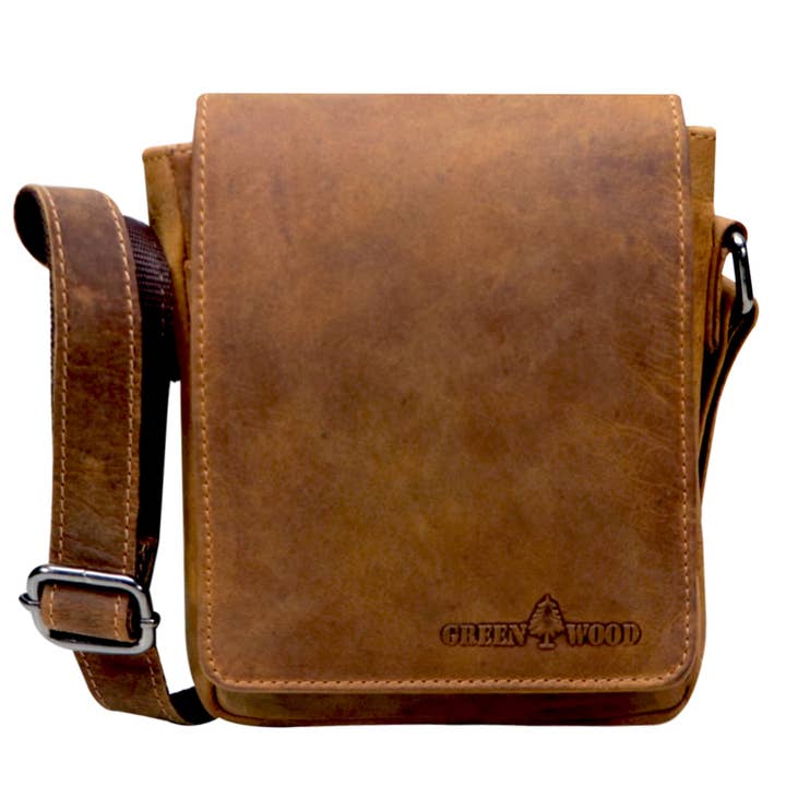Greenwood – wholesale Crossbody bag – Unisex – Rami Mini Leather Small Messenger Bag for Mobile Phone Unisex