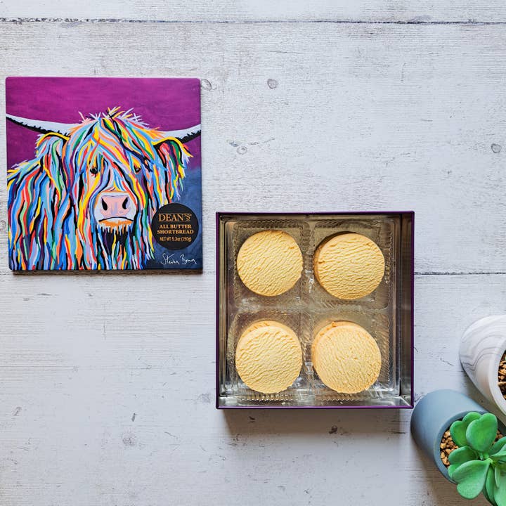 Dean's of Huntly Ltd - Wholesale Cookie - Angus McCoo All Butter Shortbread Rounds 150g tin