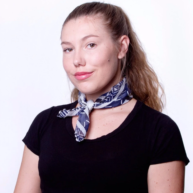 Melie Bianco - Venta al por mayor Bufanda - Mujer - Bufanda de gasa mascarilla blanco/negro/azul marino4