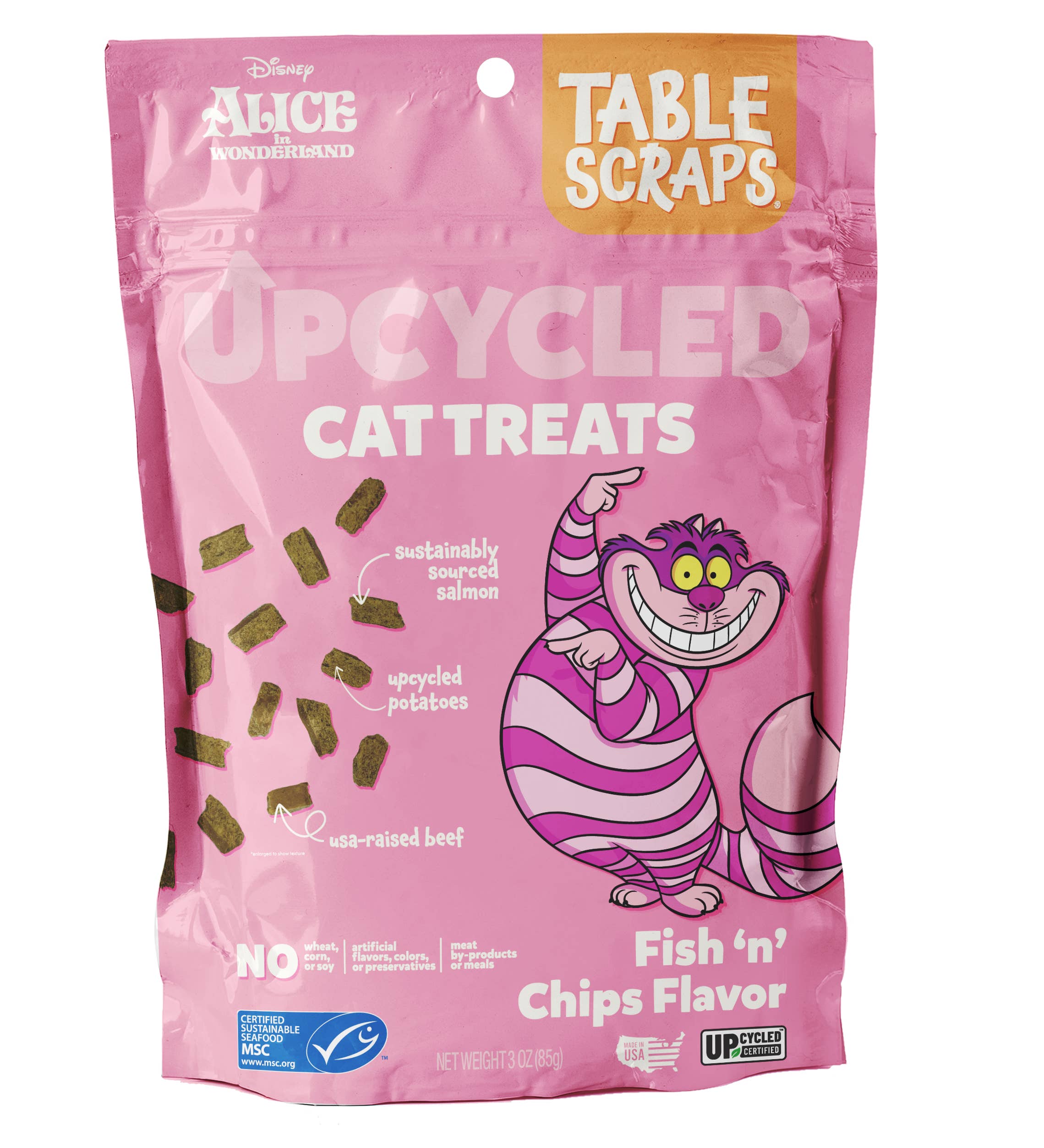 Table Scraps - Wholesale Pet Treats - Cat - Disney Table Scraps Fish 'n' Chips Flavor Cat Treats