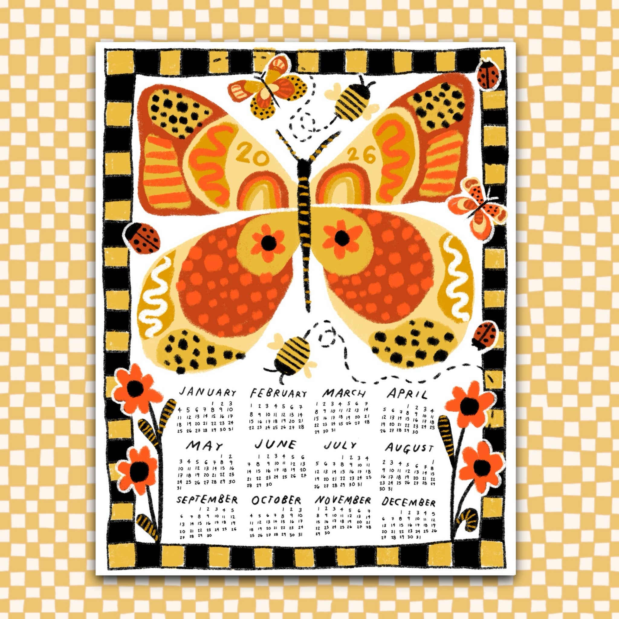 RANI BAN CO - Wholesale Calendar - ♻️  2026 BUTTERFLY CALENDAR 🦋7