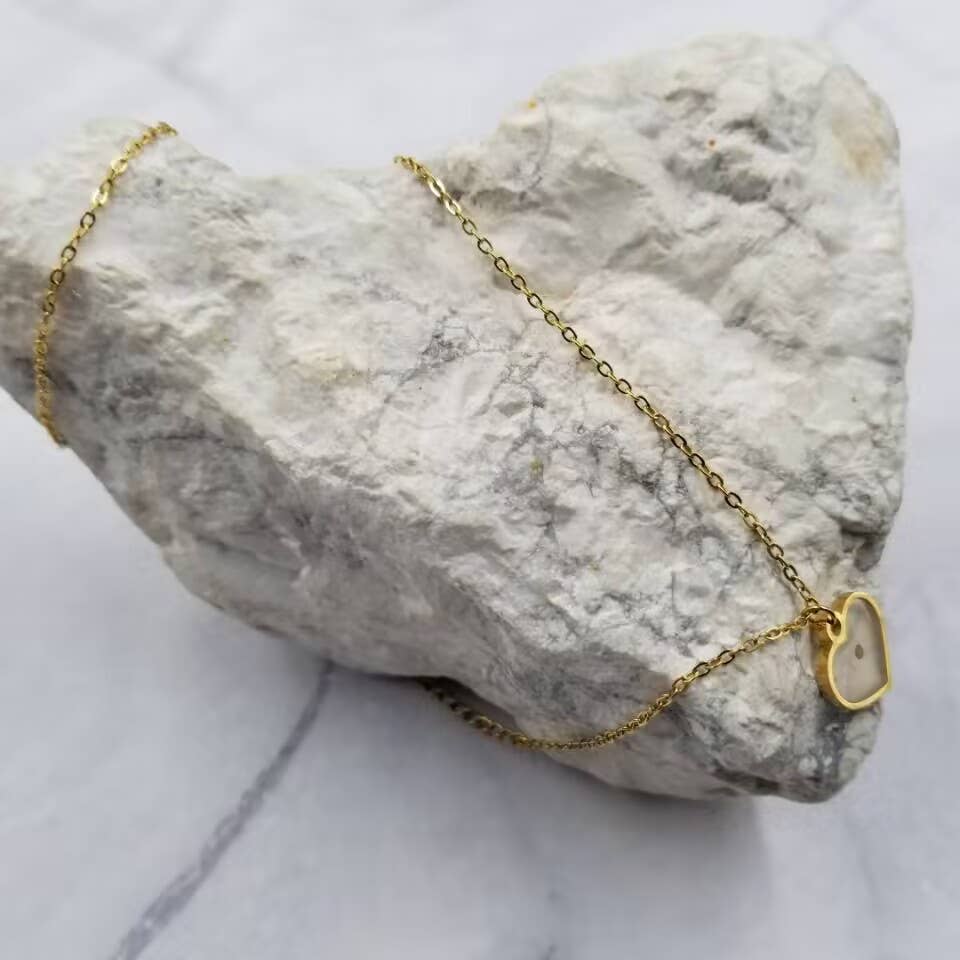 The Pretty Jewellery - Wholesale Pendant/Charm Necklace - Mustard Seed Heart Pendant Necklace1