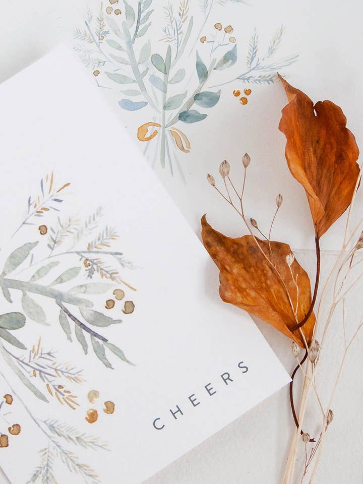 “Buquê de Natal” - Cartão comemorativo por atacado de Lucrecia Caporale