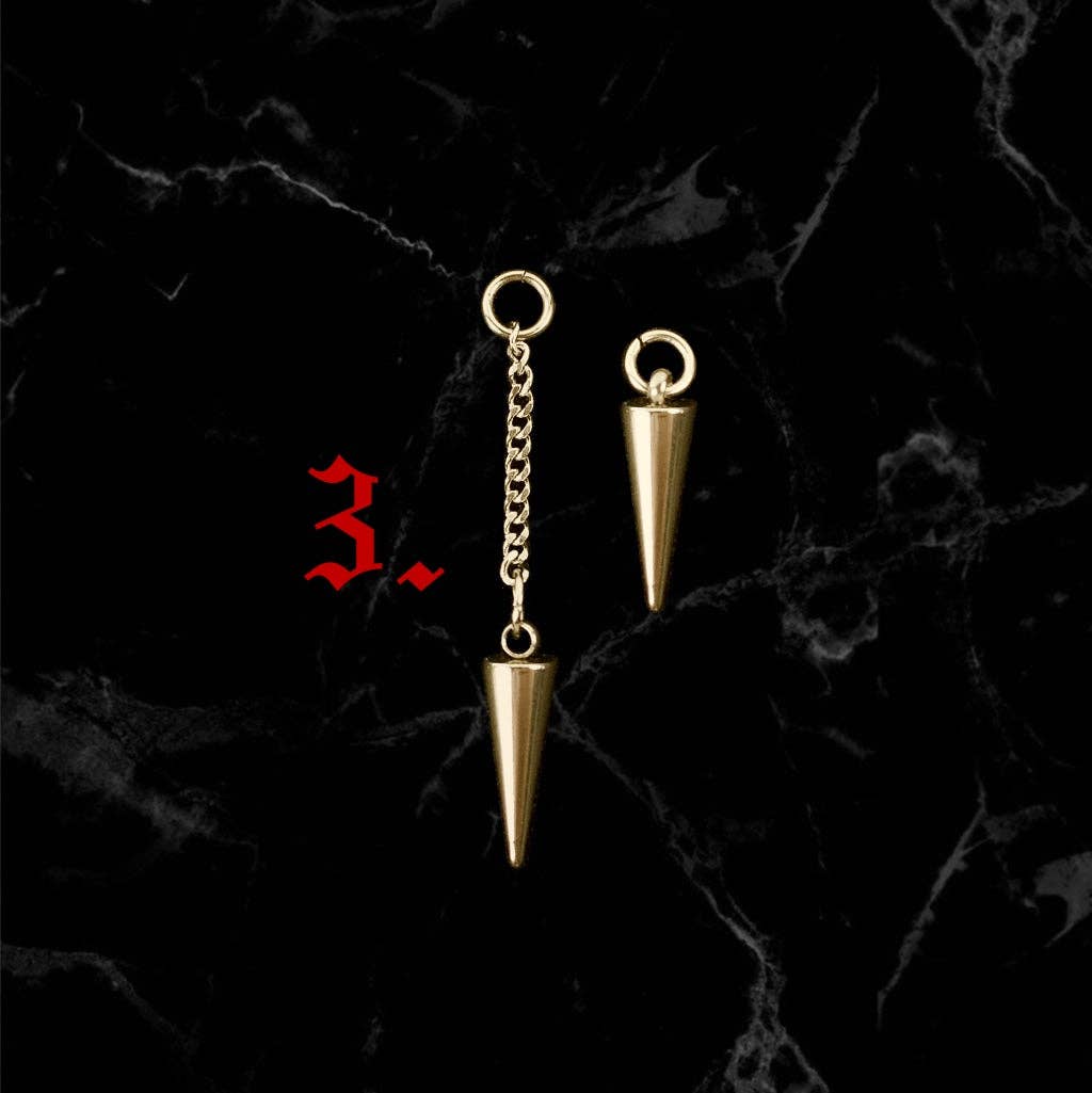 While Odin Sleeps - Wholesale Hangende/ronde oorbellen - Bouw je eigen hoepels (verguld)2