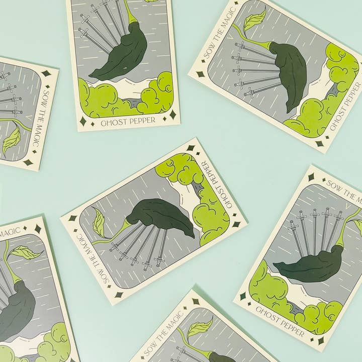 Sow the Magic – wholesale Frön – Ghost Pepper Tarot Trädgård+Presentfröpaket