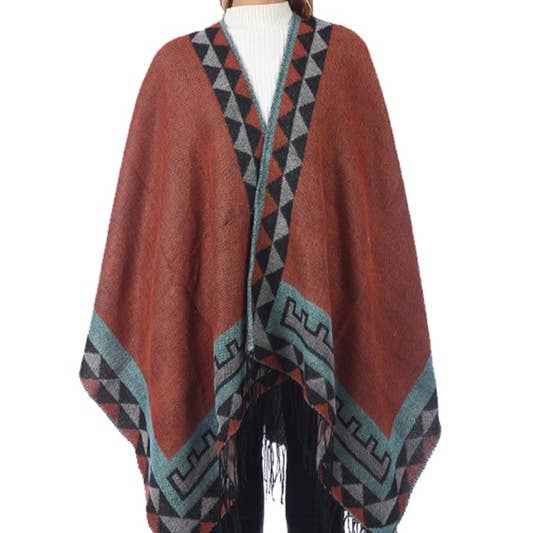 ACCITY - Wholesale Wrap - Women's - DANDY PATTERNED FASHION SHAWL WRAP_CWASC0445