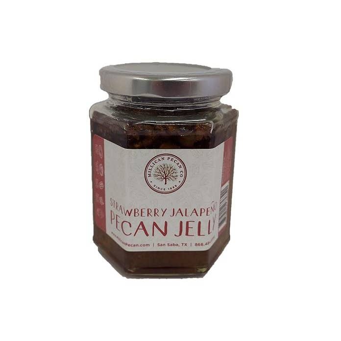 Strawberry Jalapeno Pecan Jelly for wholesale by Millican Pecan Company