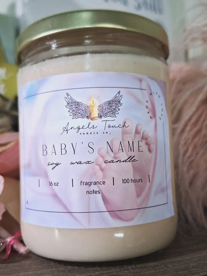 🕊️ Memorial Candle 🕊️ for wholesale by Angels Touch Candle Co.