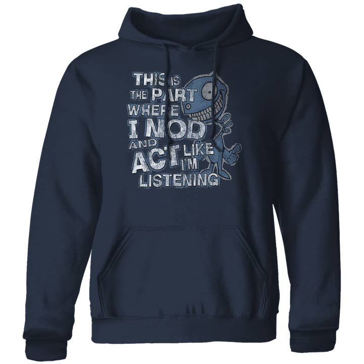 Sudadera con capucha de forro polar Nod and Act - 7.8 oz para venta al por mayor de Jester Clothing Company