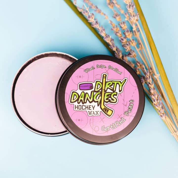 Dirty Dangles Hockey - Wholesale Sports & Outdoor - Certified Beaut - Girls and Women's Hockey Stick Wax1