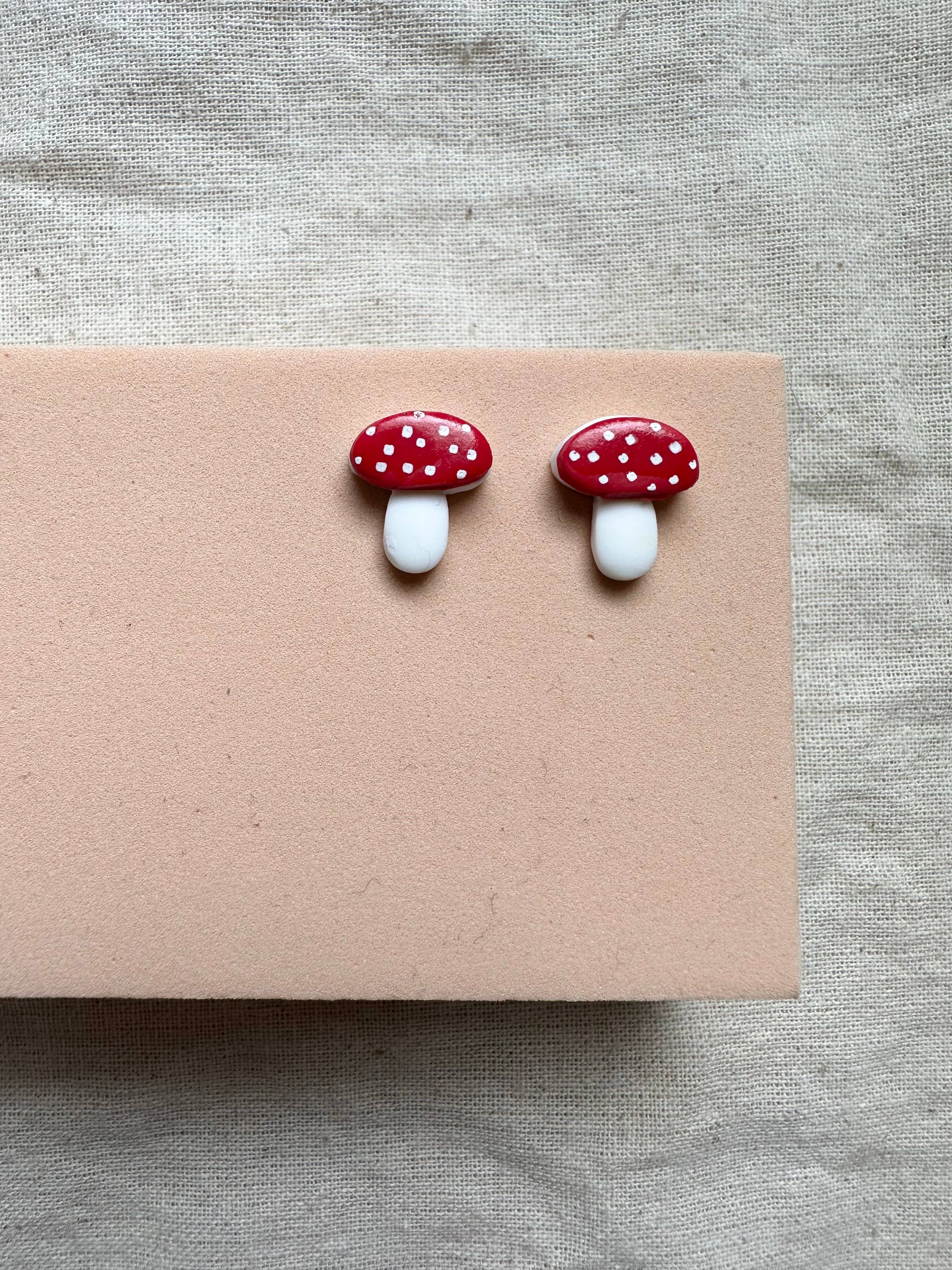 Love kiki designs - Wholesale Stud/post earrings - Mushroom Stud Earrings