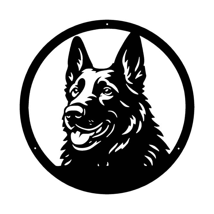 Wolfdog Metal Sign for wholesale by Teraskyltit.fi