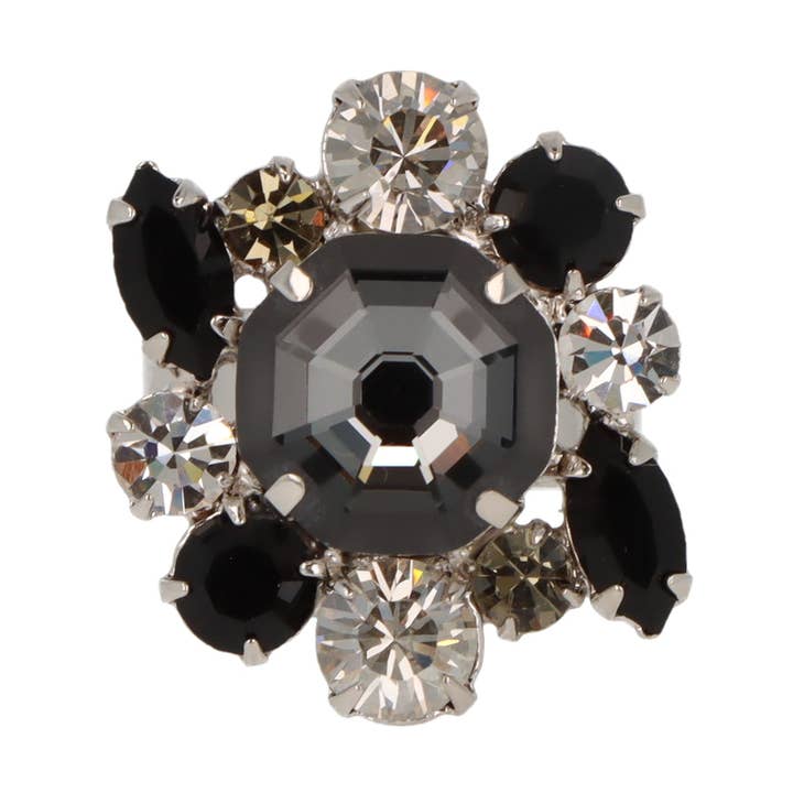 Lalique Ring Grå - Rhodium för wholesale av OTAZU