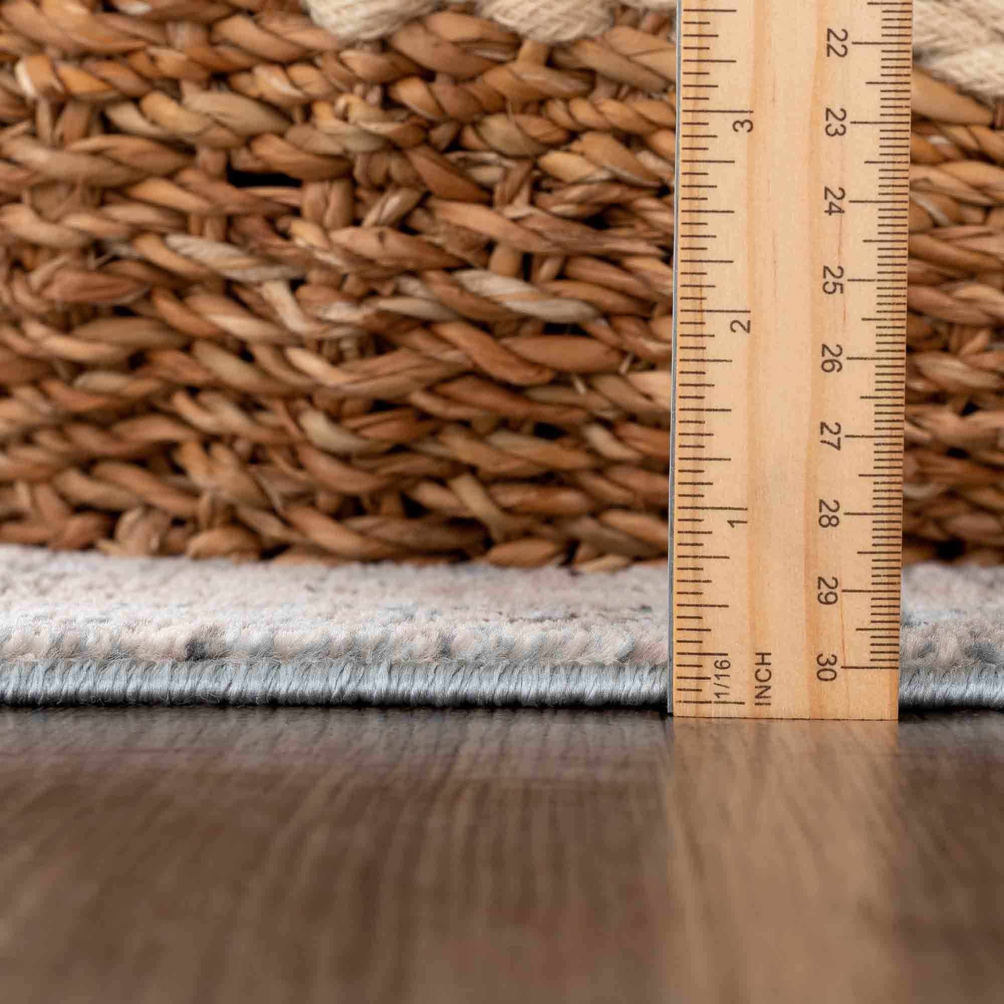 Hauteloom - Wholesale Area Rug - Anana Silver Blue & Beige Area Rug7